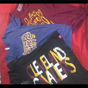 3 pack of Cleveland Cavaliers tshirts